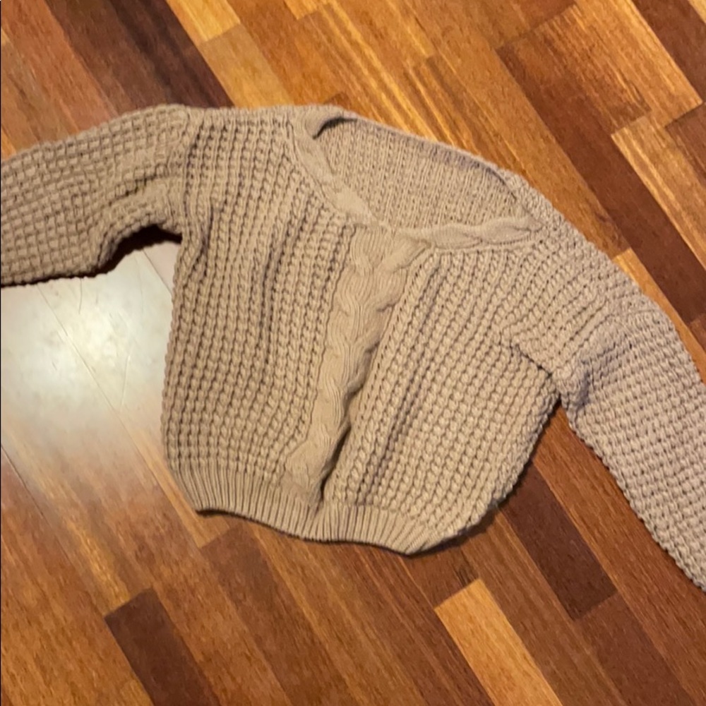 Beige Knit Sweater